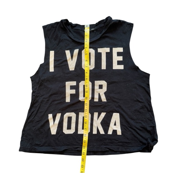 Black I Vote For Vodka Top - Picture 5 of 7